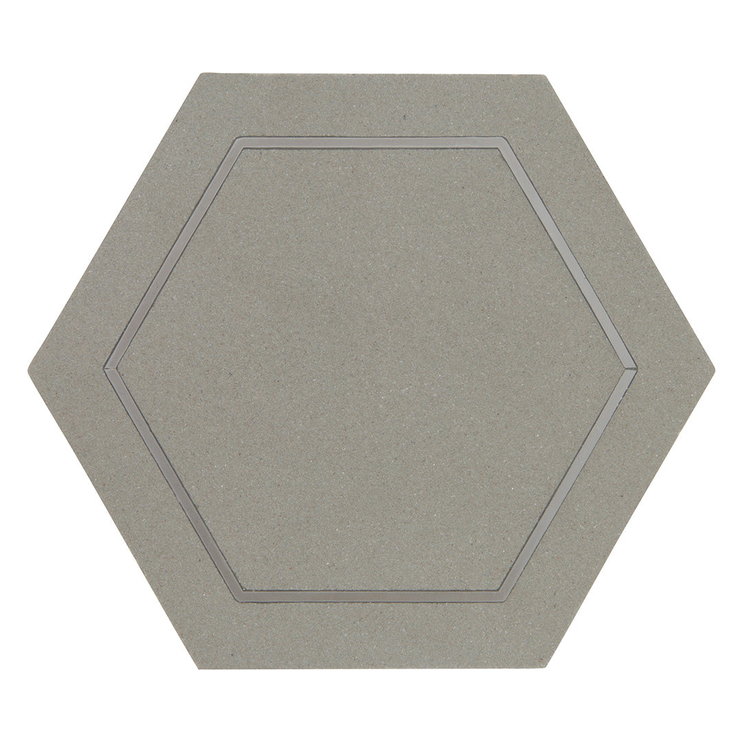 Ellington Savoy Deco 5-1/4X4-1/2 Cinder/Steel Honed