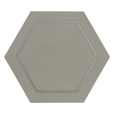 Ellington Savoy Deco 5-1/4X4-1/2 Cinder/Steel Honed