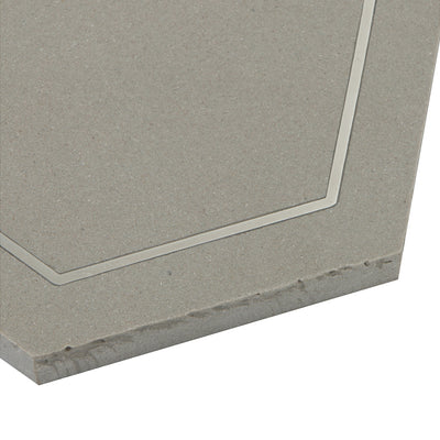 Ellington Savoy Deco 5-1/4X4-1/2 Cinder/Steel Honed