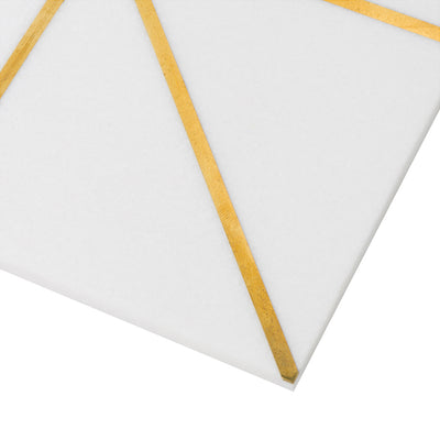 Ellington Carlyle Deco 12X12 Cotton/Brass Honed