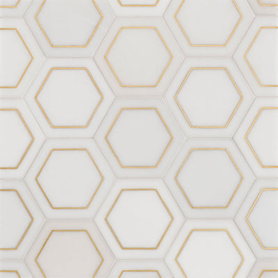 Ellington Savoy Deco 5-1/4X4-1/2 Cotton/Brass Honed