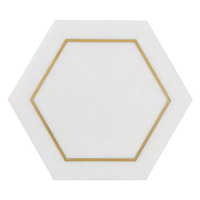 Ellington Savoy Deco 5-1/4X4-1/2 Cotton/Brass Honed