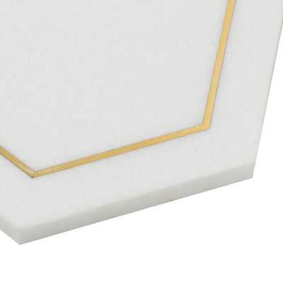 Ellington Savoy Deco 5-1/4X4-1/2 Cotton/Brass Honed