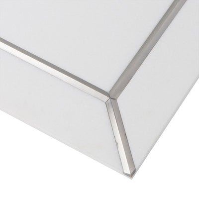 Ellington Empire Deco 12X12 Cotton/Steel Honed