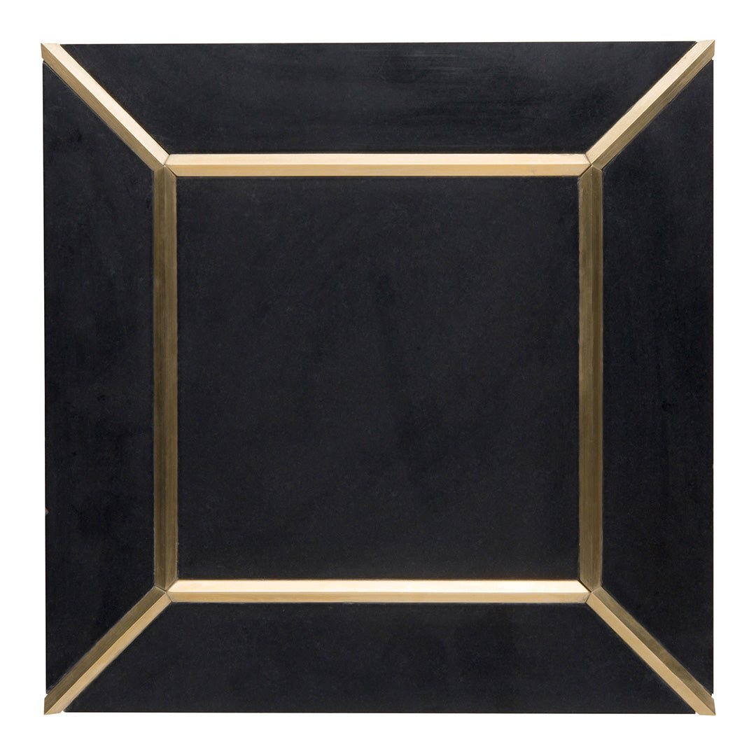 Ellington Empire Deco 12X12 Ebony/Brass Honed