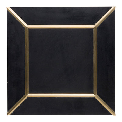 Ellington Empire Deco 12X12 Ebony/Brass Honed