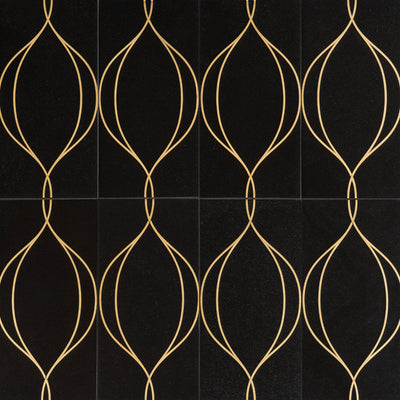 Ellington Swing Deco 6X12 Ebony/Brass Polished