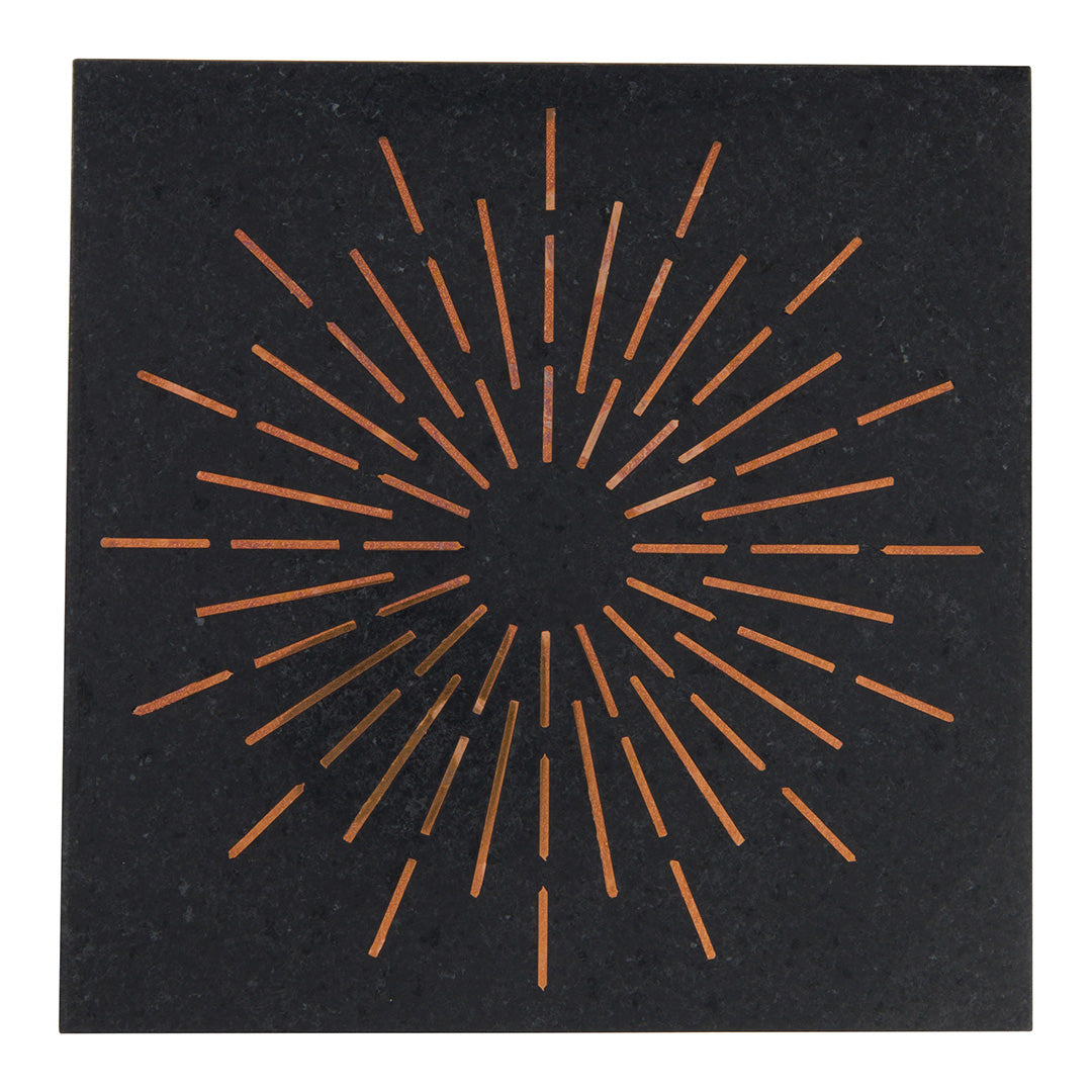 Ellington Pierre Deco 6X6 Ebony/Copper Honed