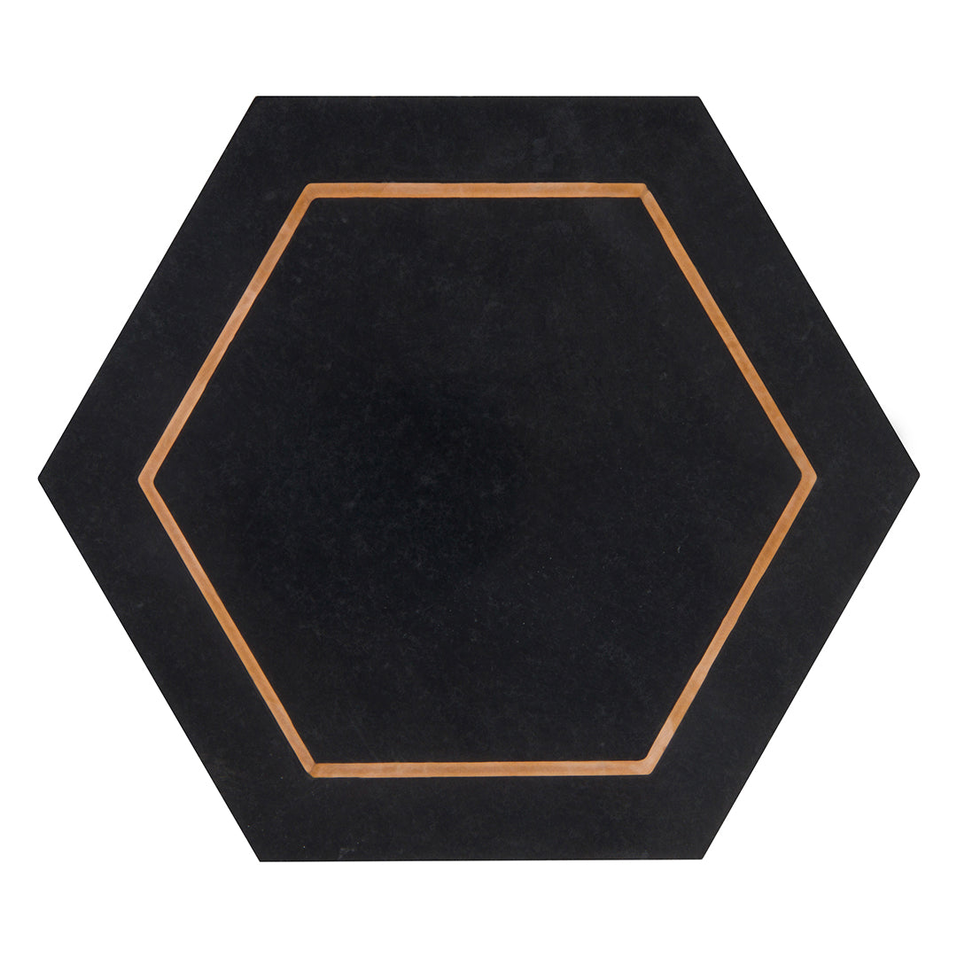 Ellington Savoy Deco 5-1/4X4-1/2 Ebony/Copper Honed