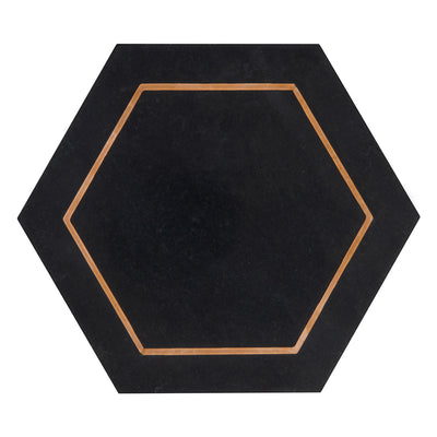 Ellington Savoy Deco 5-1/4X4-1/2 Ebony/Copper Honed