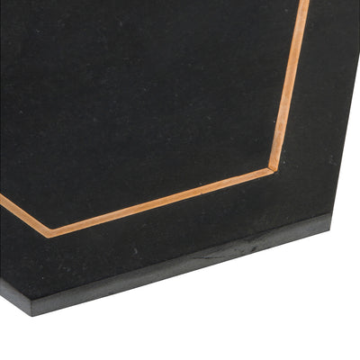 Ellington Savoy Deco 5-1/4X4-1/2 Ebony/Copper Honed