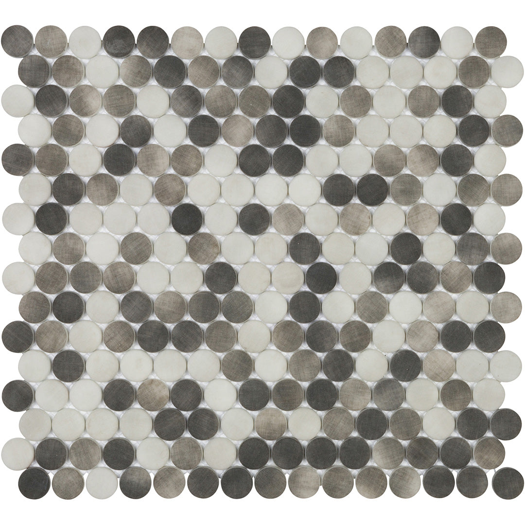 Emersyn Lane Circle Mosaic 12X12 Nitelite Linen Matte