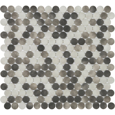 Emersyn Lane Circle Mosaic 12X12 Nitelite Linen Matte