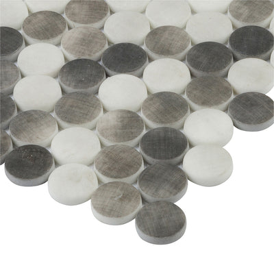 Emersyn Lane Circle Mosaic 12X12 Nitelite Linen Matte