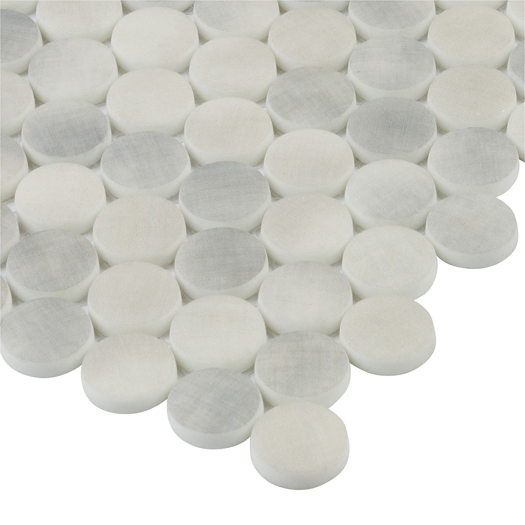 Emersyn Lane Circle Mosaic 12X12 Rockwell Twill Matte