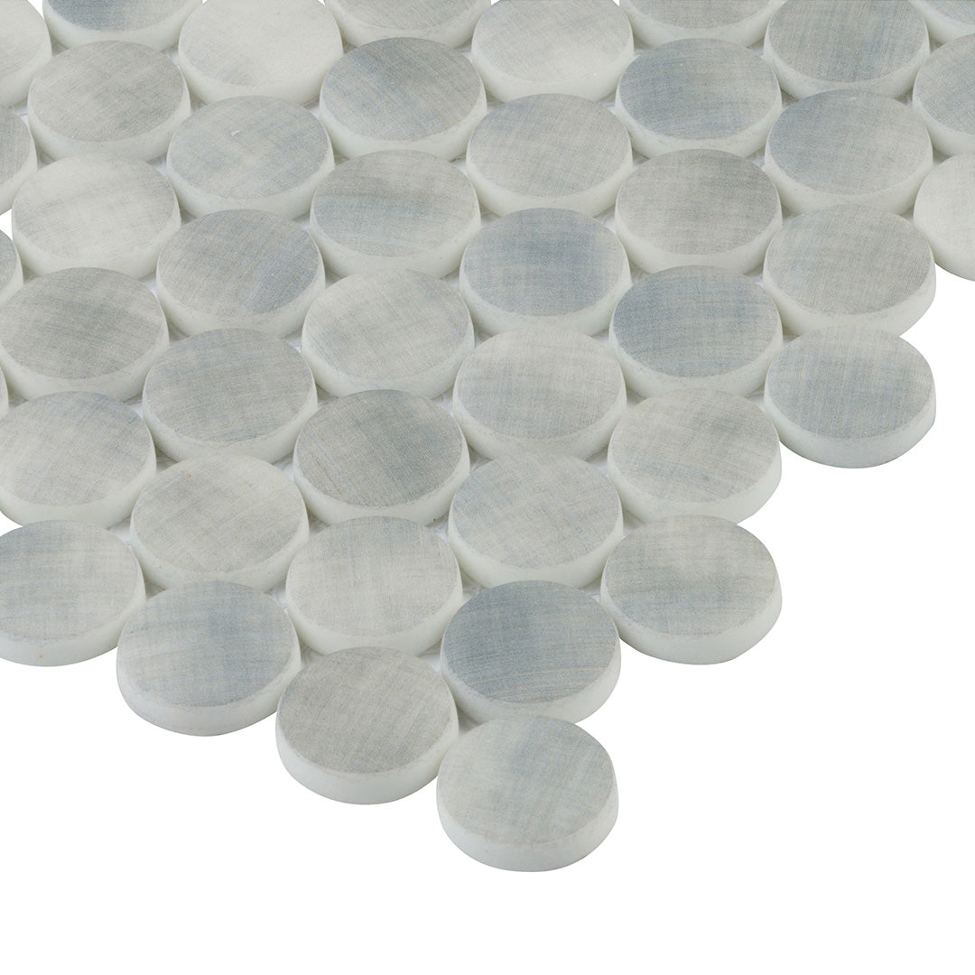 Emersyn Lane Circle Mosaic 12X12 Shadow Chiffon Matte
