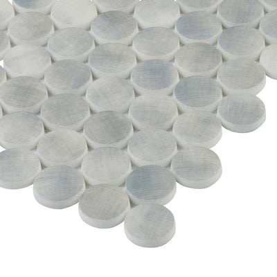 Emersyn Lane Circle Mosaic 12X12 Shadow Chiffon Matte
