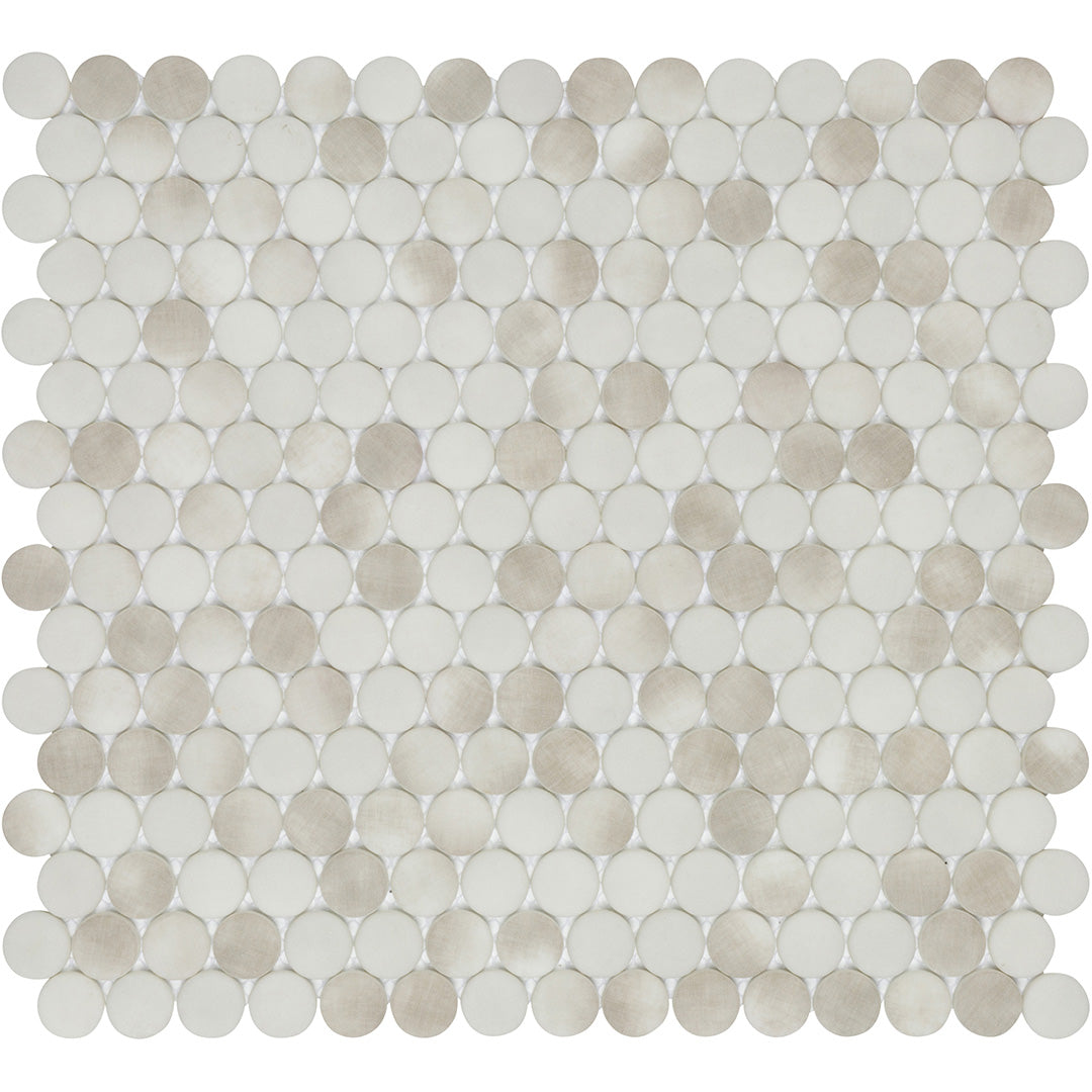 Emersyn Lane Circle Mosaic 12X12 Terrace Tweed Matte
