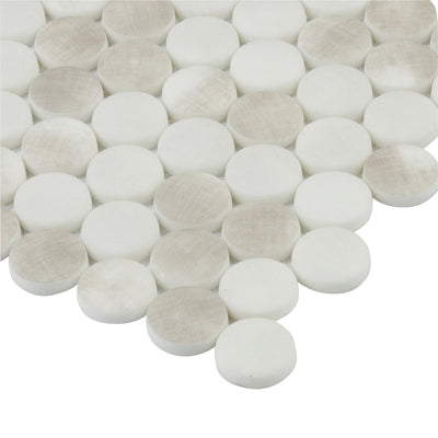 Emersyn Lane Circle Mosaic 12X12 Terrace Tweed Matte