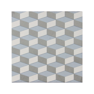 Encaustic Echoes Trek 8X8 Lapis Matte