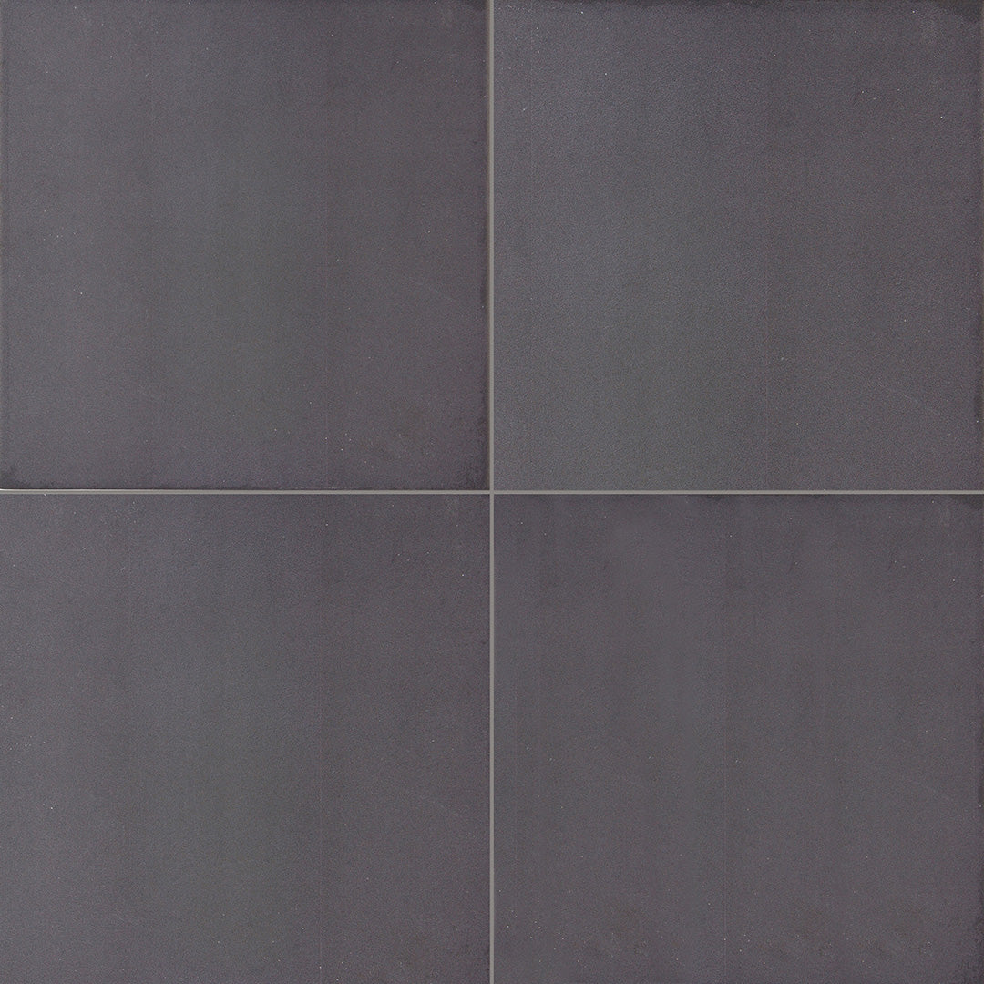 Encaustic Echoes Square 8X8 Obsidian Matte
