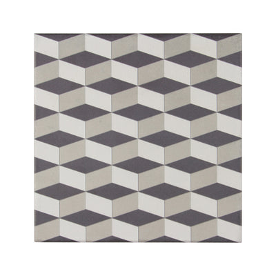 Encaustic Echoes Trek 8X8 Obsidian Matte