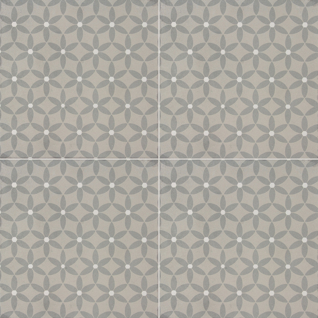 Encaustic Echoes Bloom 8X8 Pale Matte