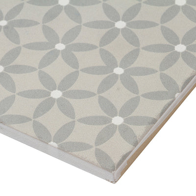 Encaustic Echoes Bloom 8X8 Pale Matte