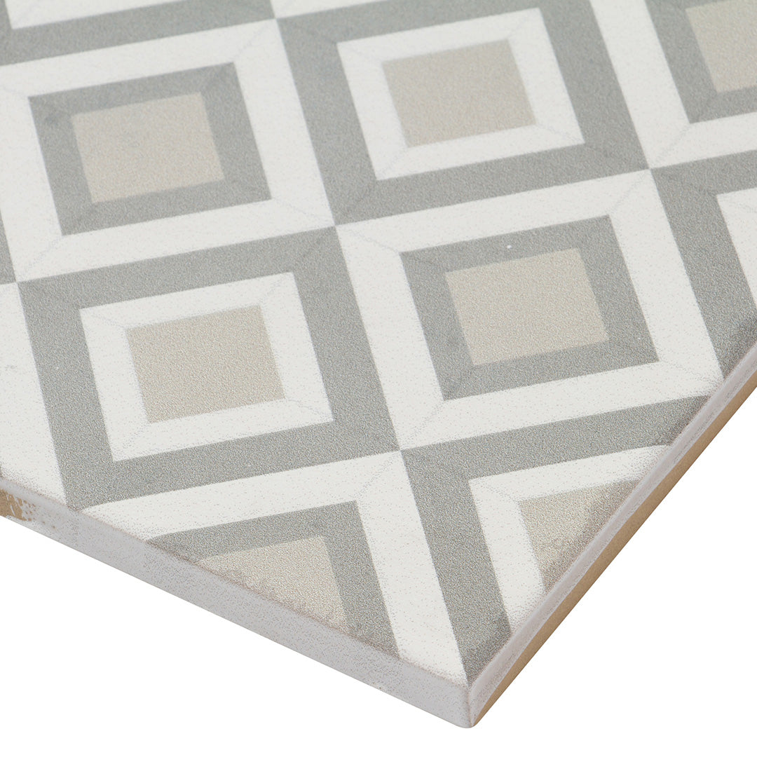 Encaustic Echoes Formation 8X8 Pale Matte