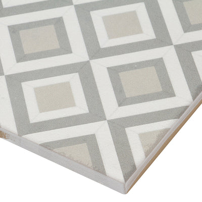 Encaustic Echoes Formation 8X8 Pale Matte