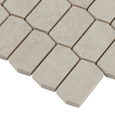 Foussana Picket Mosaic 12-3/8X12-1/2 Thala Grey Brushed