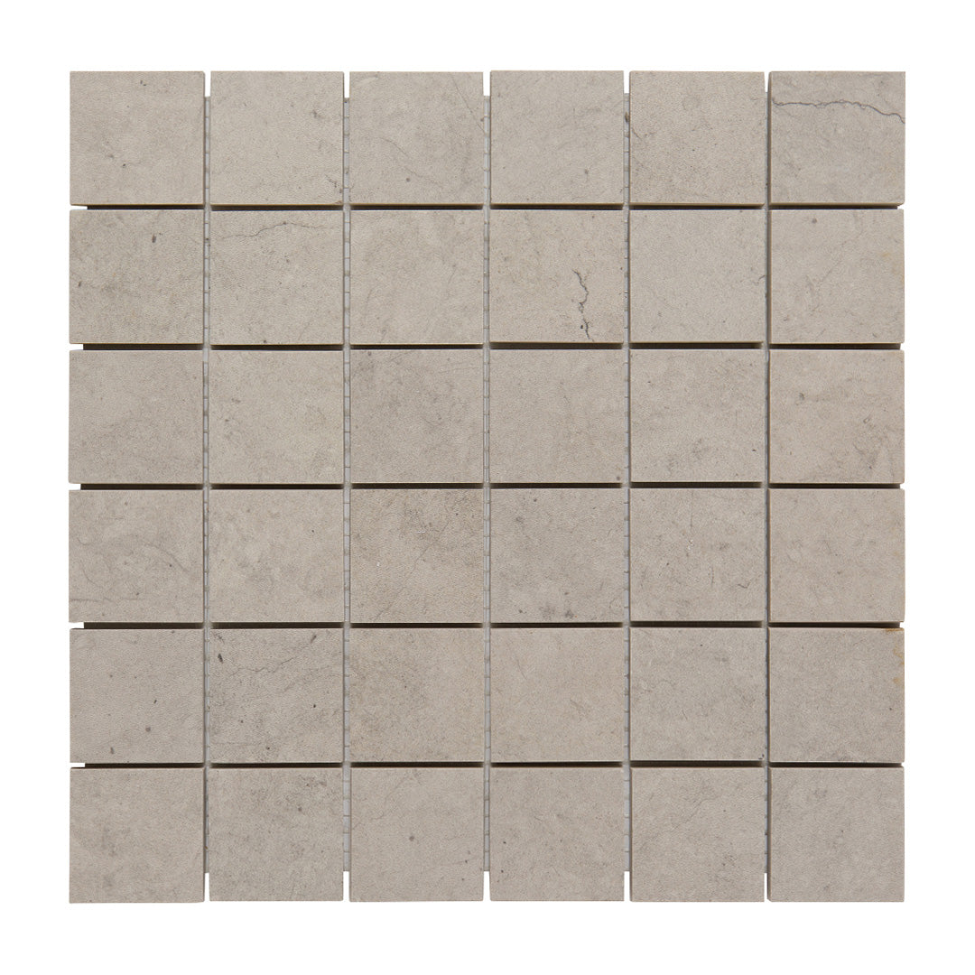 Foussana Square Mosaic 2X2 Thala Grey Brushed