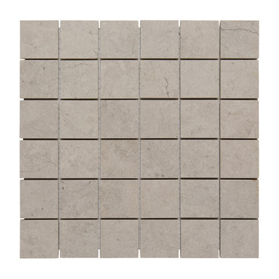 Foussana Square Mosaic 2X2 Thala Grey Brushed