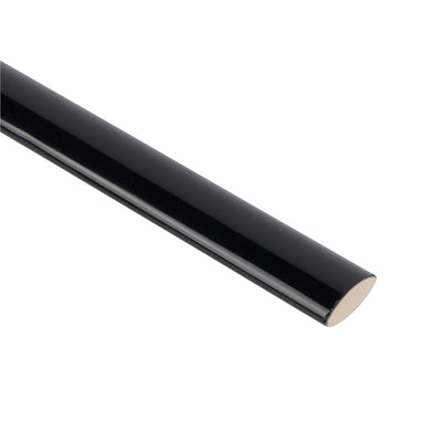 Gallerie Zlg Bullnose Trim 1/2X10 Ebony Glazed