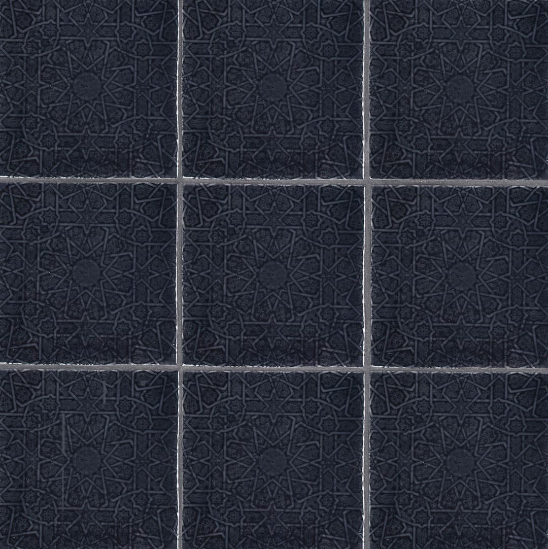 Gallerie Zlg Yassina Square 5X5 Indigo Glazed