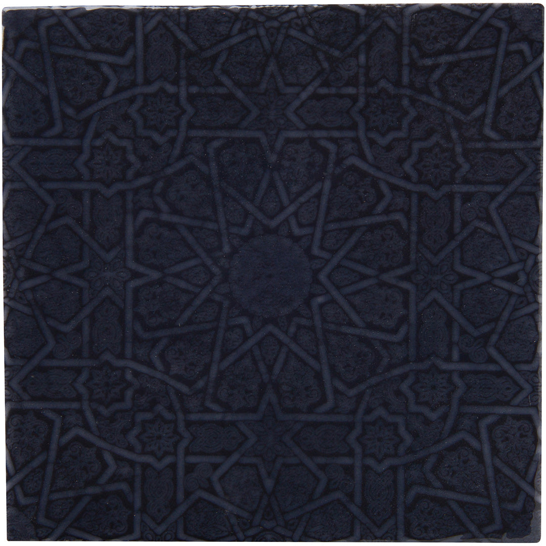 Gallerie Zlg Yassina Square 5X5 Indigo Glazed