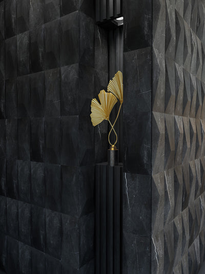 Geometric 6X12 Geometric Nero Honed