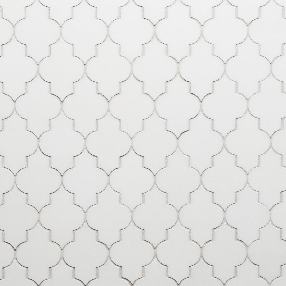 Jet Set Mosaic 8-3/4X9 Thassos Honed