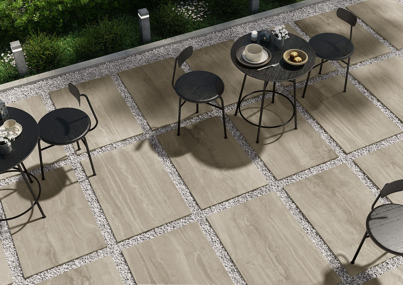 Landscape 24X36 Reverso Grigio Textured