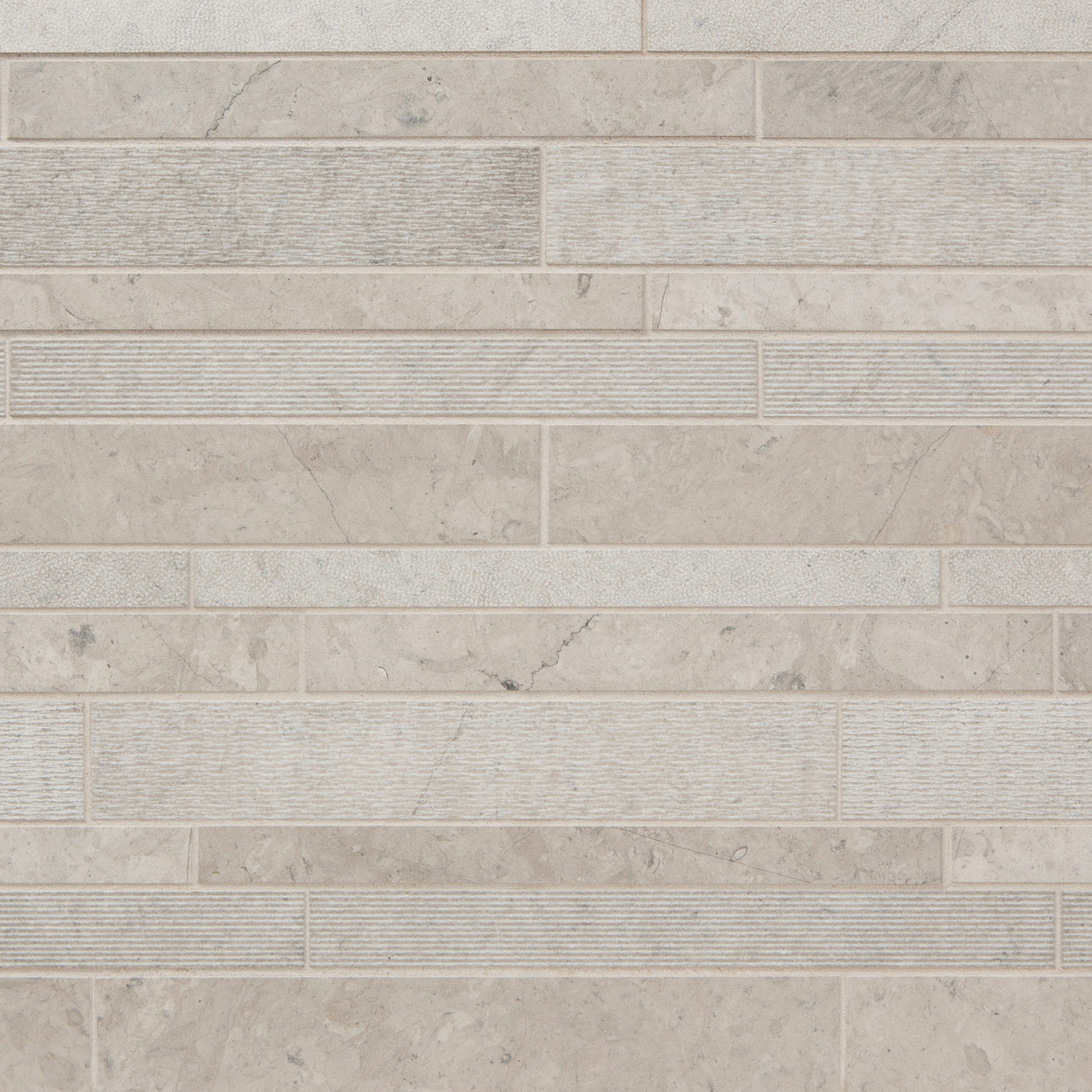 Lucca Rectangle Mosaic 8-3/4X12 Smoke Textured