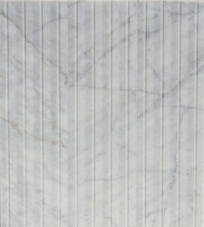 Lucca 6X24 White Venatino Honed