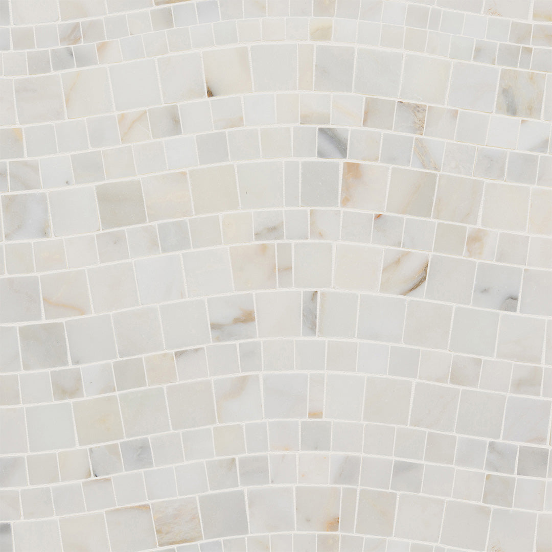 Opus Anticato Mosaic 14X16 Calacatta Honed