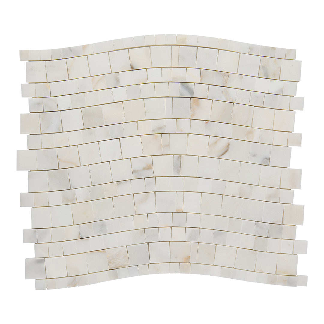 Opus Anticato Mosaic 14X16 Calacatta Honed
