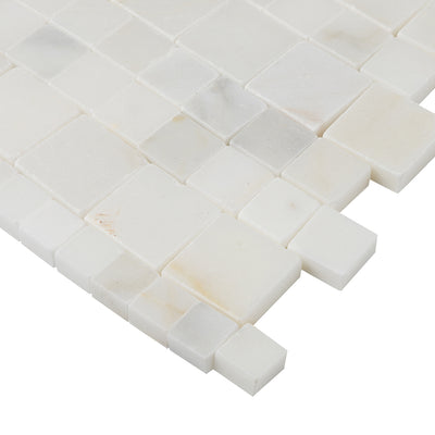 Opus Anticato Mosaic 14X16 Calacatta Honed