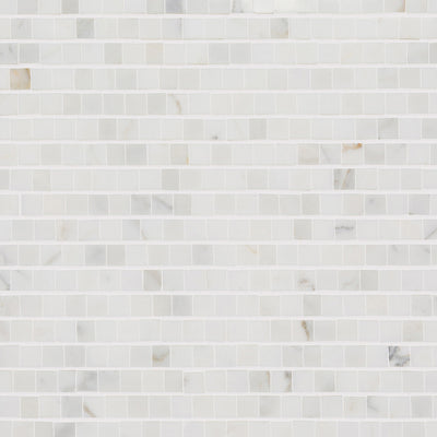 Opus Anticato Square Mosaic 12X12 Calacatta Honed
