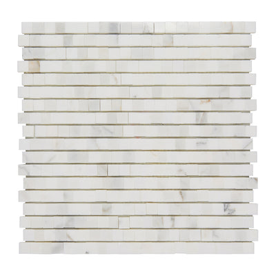 Opus Anticato Square Mosaic 12X12 Calacatta Honed
