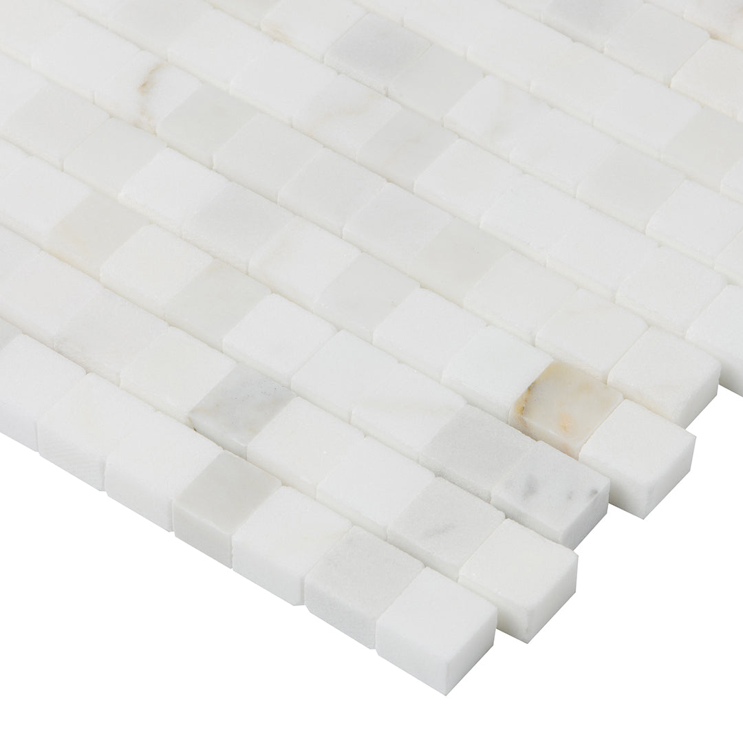 Opus Anticato Square Mosaic 12X12 Calacatta Honed
