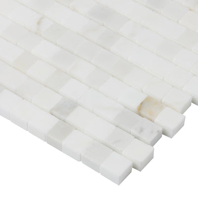 Opus Anticato Square Mosaic 12X12 Calacatta Honed