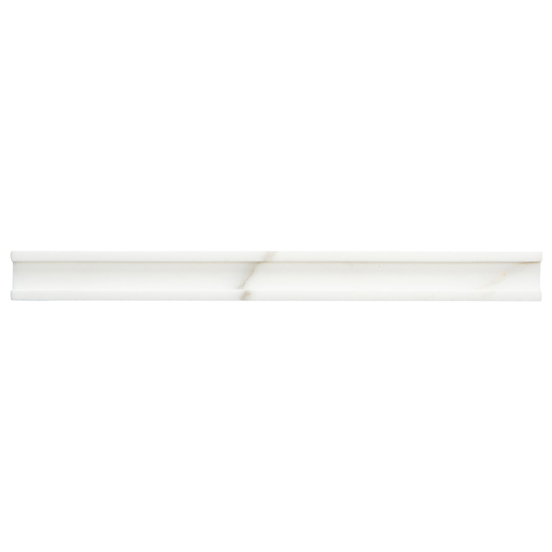 Paradigm Trim 1-1/8X12 Calacatta Honed