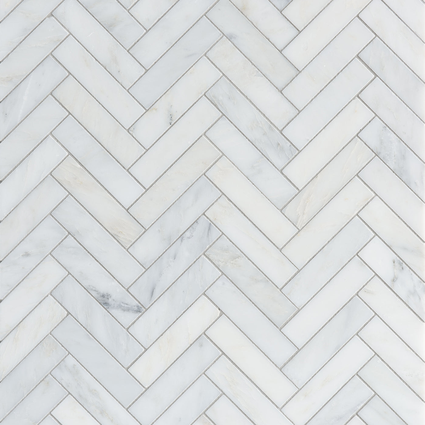 Pietra Bello Herringbone Mosaic 11-7/16X11-15/16 Bianco Bello Honed